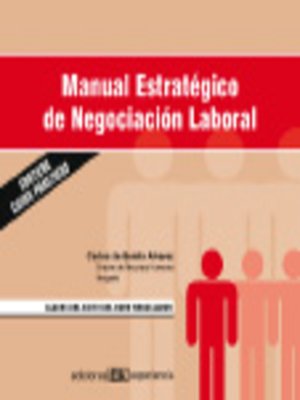 cover image of Manual estratégico de negociación laboral